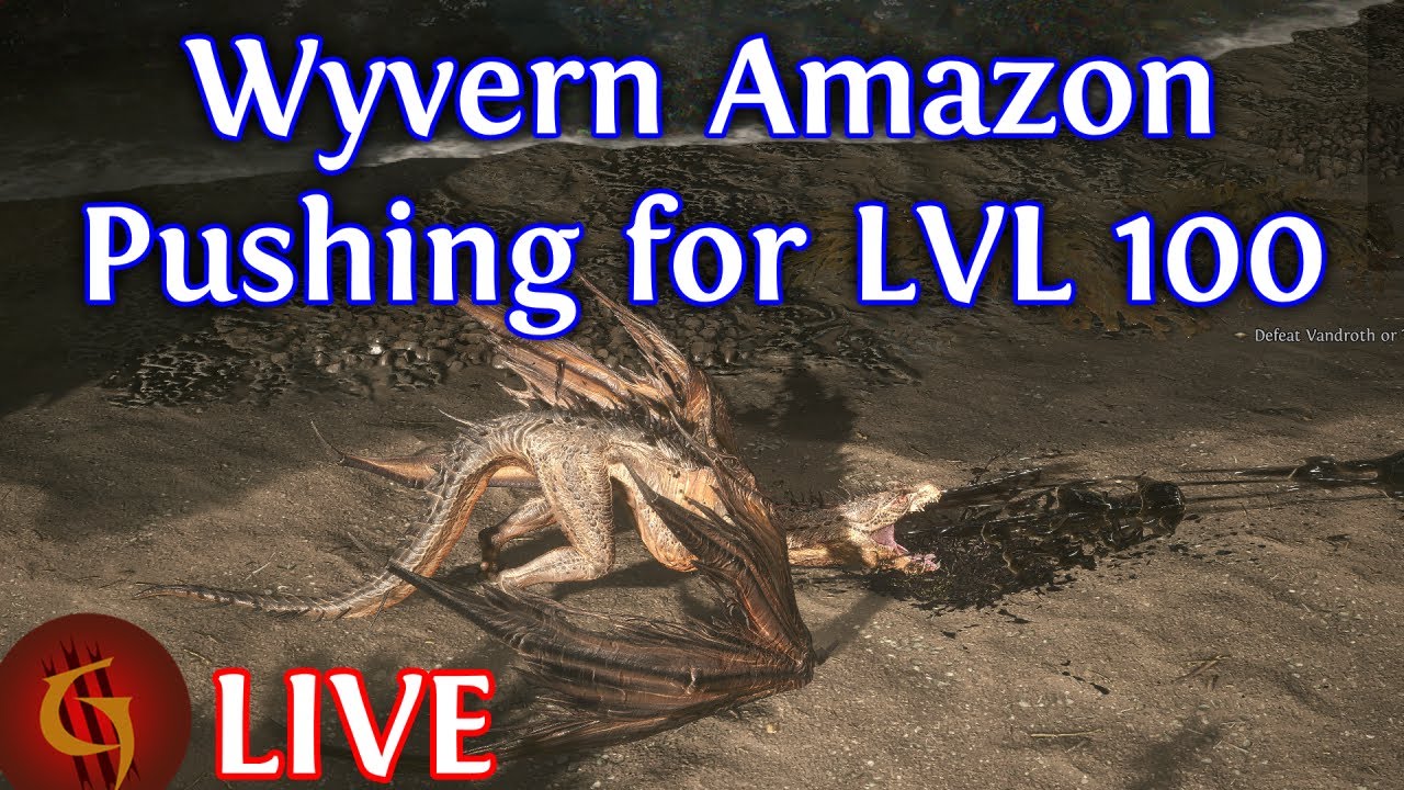 Path of Exile 2 Wyvern Amazon pushing LVL 100 Day 27