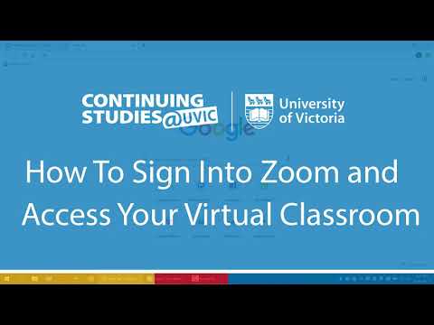 How to Sign Into Zoom and Access Your Virtual Classroom