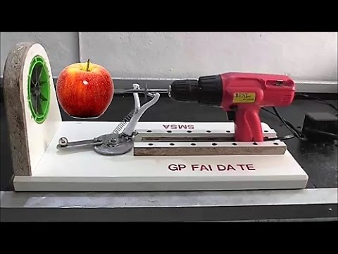 Make a Electric Peel Apples - Diy Tools 