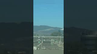 Viewing Cupertino city from Lawrence expressway bridge