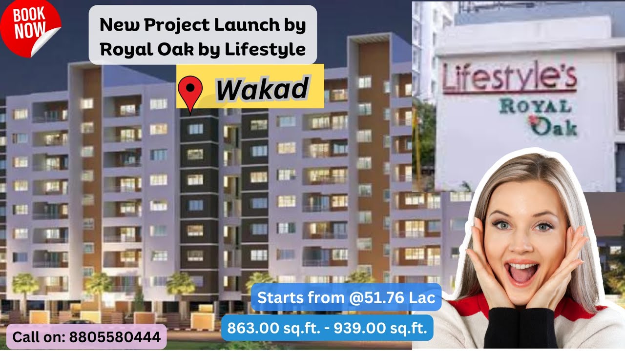 Elite Residential Project by Royal Oak Lifestyle in Wakad 8805580444