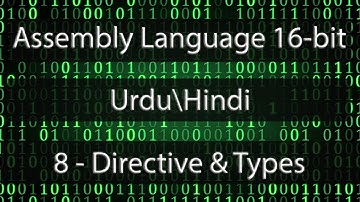 Variable/Directive, LEA, Offset | Assembly Language 16 bit | Urdu/Hindi