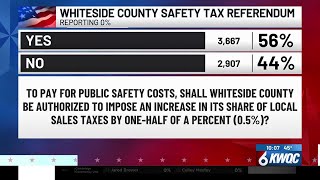 Public safety tax passes in Whiteside County