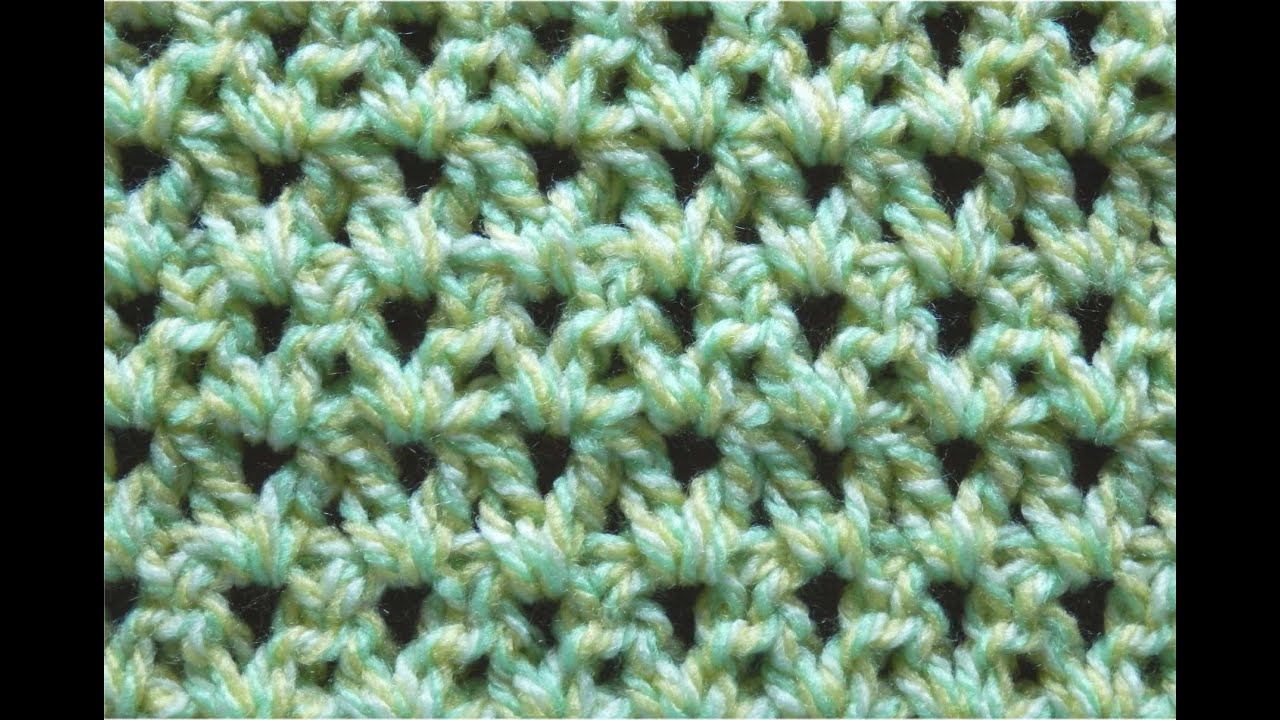 長編み模様の編み方 ５ かぎ針編み How To Double Crochet Pattern Youtube