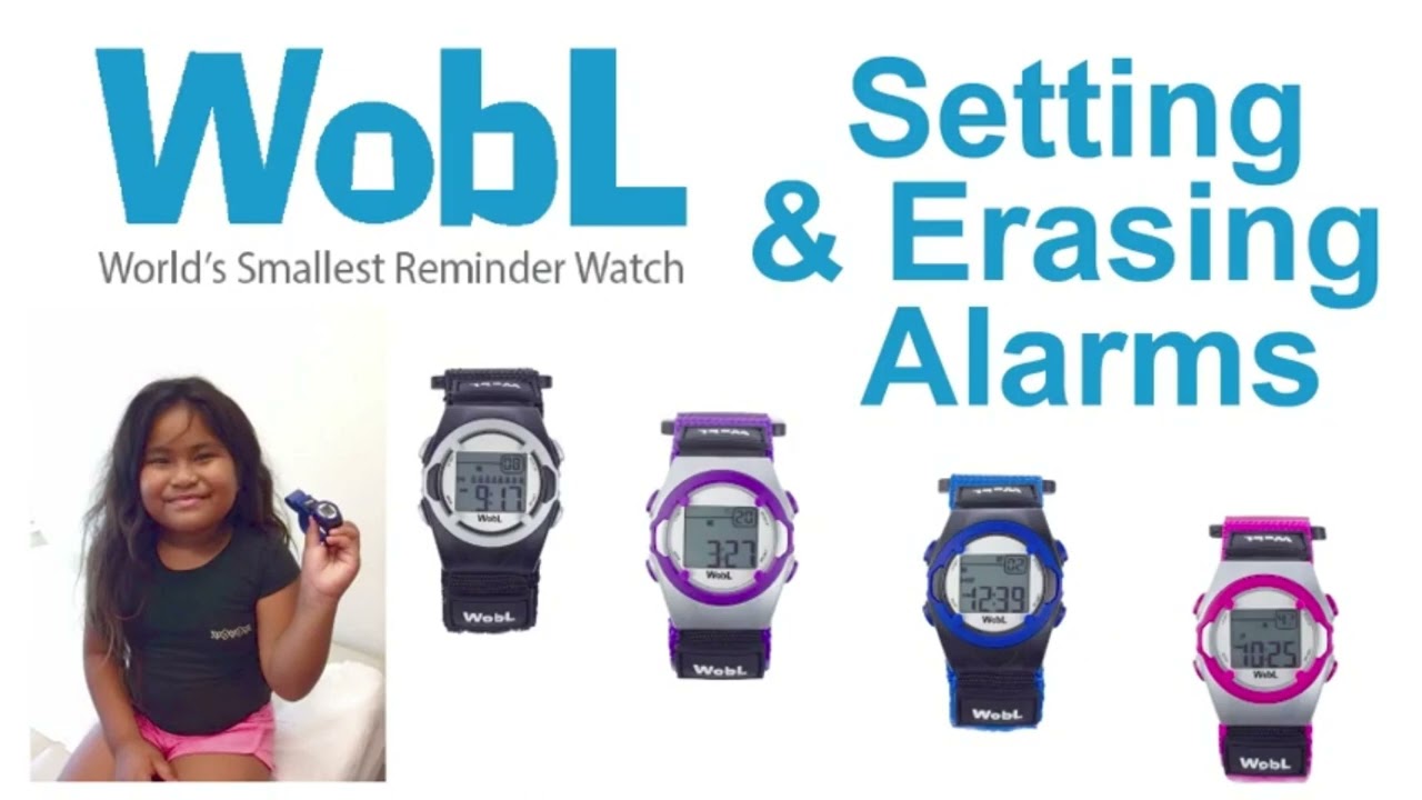 MaxiAids WobL 8 Alarm Vibrating Reminder Watch