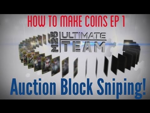 Madden 25 Ultimate Team - How To Make Coins Episode 1!  Auction Block Tips!