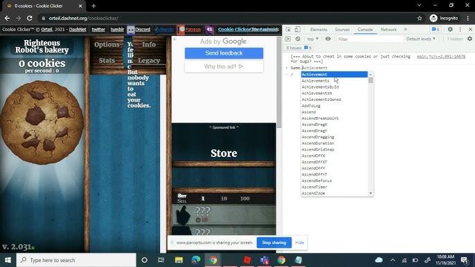 Cookie Clicker hack Project by Valuable Motorist