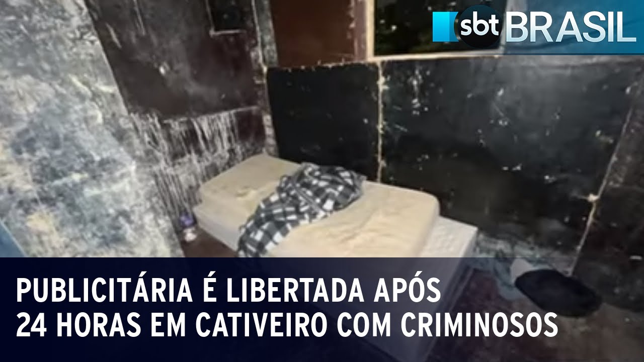 Criminosos sequestram e obrigam mulher a fazer transferências bancárias | SBT Brasil (25/08/23)