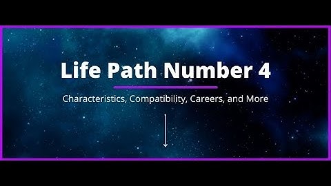 Life Path Number 4 | The Builder / Worker