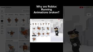 Why are the Roblox running animations broken? Pls help