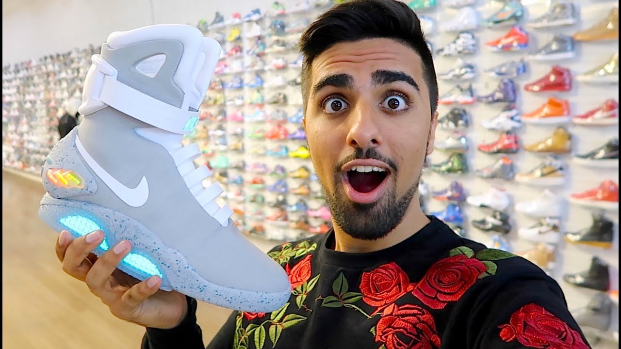 $60,000 AUTO LACING NIKE MAGS !!! - YouTube