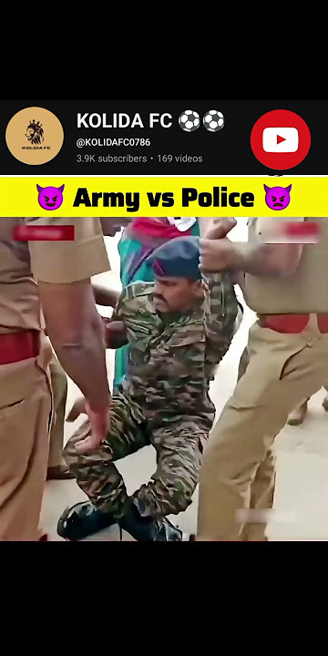 Army vs police 🚨|| Indian army 💪🪖 #army #airforce #motivation #defence #navy #shortsvideo