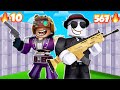 SFIDO i miei amici con le ARMI OP in Roblox Rivals!