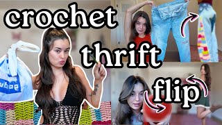 Crochet Upcycling ☆ Thrift Flip My Sad Clothes