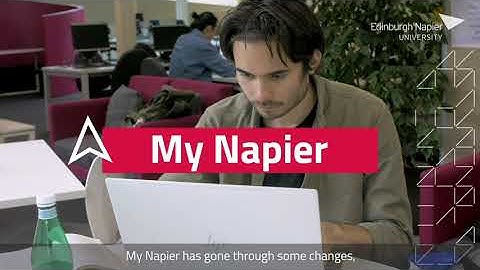 Edinburgh Napier University | My Napier Promo