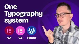 The perfect Typography Setup for Elementor V4, V3 &amp; WordPress Posts