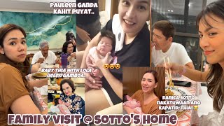 FAMILY VISIT AT SOTTO HOUSE NAKATUWAAN NI DANICA SOTTO ANG KAPATID BABY MOCHI 😍 PAULEEN LUNA PUYAT