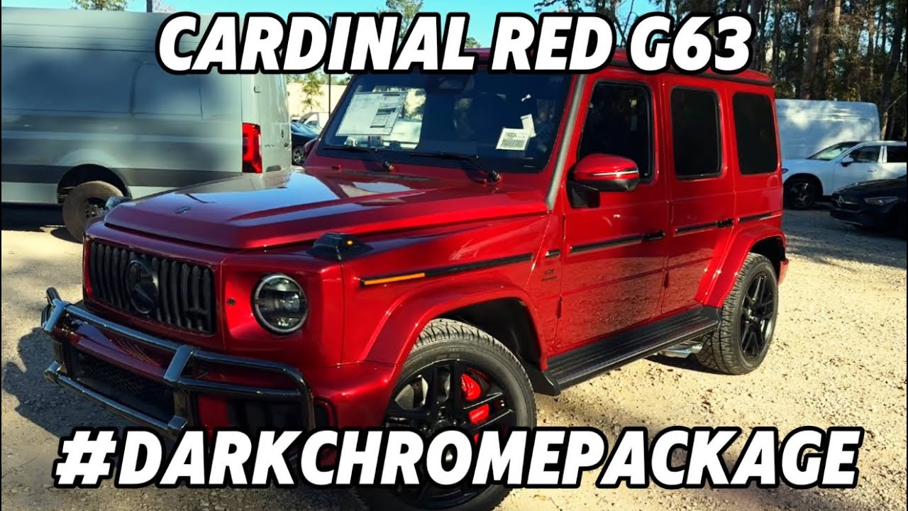 2026 Mercedes-AMG G63 MANUFAKTUR | Cardinal Red Metallic | Dark