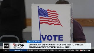 Virginians voting on new congressional maps