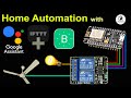 Home Automation using Google Assistant, Blynk, IFTTT, NodeMCU ESP8266 | IoT based projects