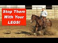 Train Your Horse To Stop with Just Your Legs - Invisible Control for Reining Horses & Cutting Horses