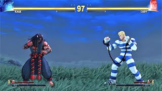 Kage Vs Cody Hardest Ai - Street Fighter V