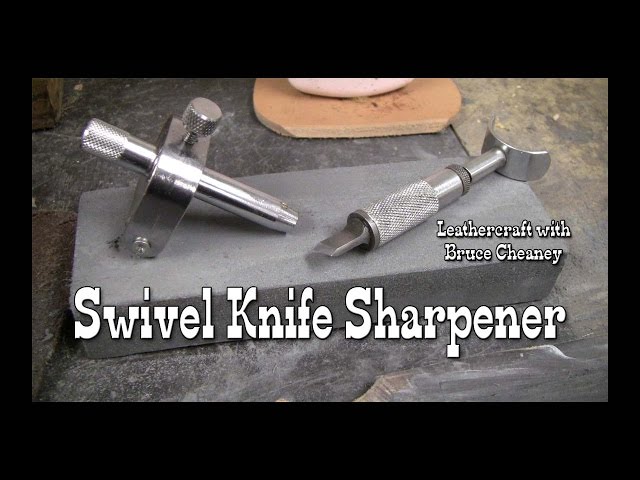 Sharpening a Swivel Knife with the In-Line Jig – Red Ox Brand Tools