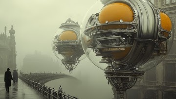 Echoes from the Industrial Core | Retro-Futurist AI Sci-Fi Future. Morphing AI Video.