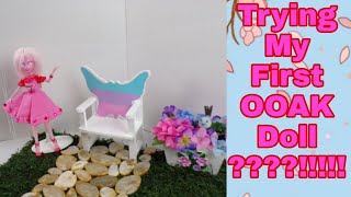 Trying My First Doll Custom????!!! Haruno OOAK Doll!!!! Trying My First Doll Custom????!!! Haruno OOAK Doll!!!!