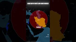 mapping out Iran's ballistic missiles ranges. #motiongraphics #ssccgl #iranvsisrael #military #upsc