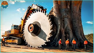 89 Amazing Fastest Big Chainsaw Cutting Tree Machines Working At Another Level