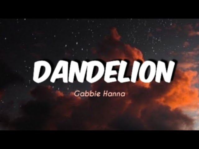 Dandelion - Gabbie Hanna (lyrics) class=