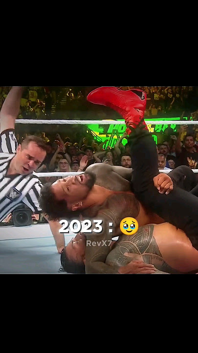 Jey Uso pins Roman 😳 Then vs Now Edit