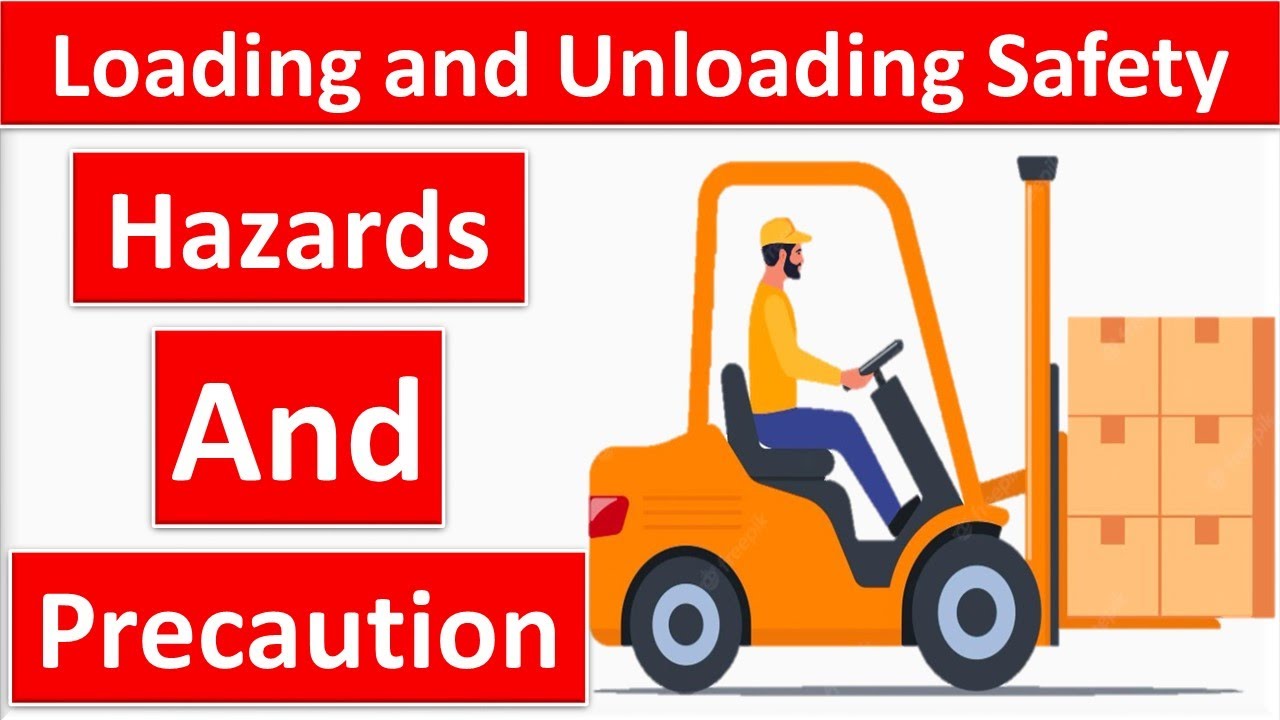 Loading unloading. Unloading. Industrial loading/unloading Zone..