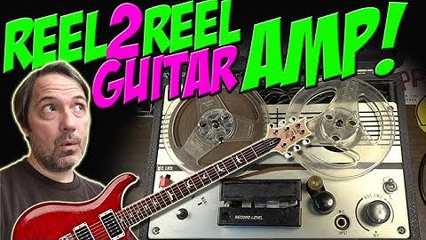 Converting a JUNK Tape Recorder into Guitar Amp - UPCYCLED MAGIC!