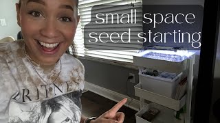 Seed Starting In Small Spaces | Starting Onions and Leeks From Seed