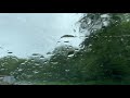 Rain in the car