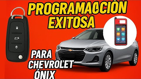 ✅ Programación Exitosa de Llave para Chevrolet Onix !