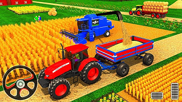Modern Tractor Farming Driving Simulator 3D - New Tractor Games - Android Gameplay #2