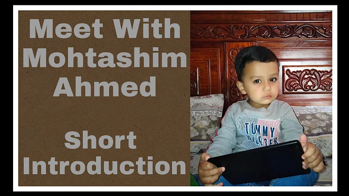 Meet With Mohtashim Ahmed| Short Introduction| Say...