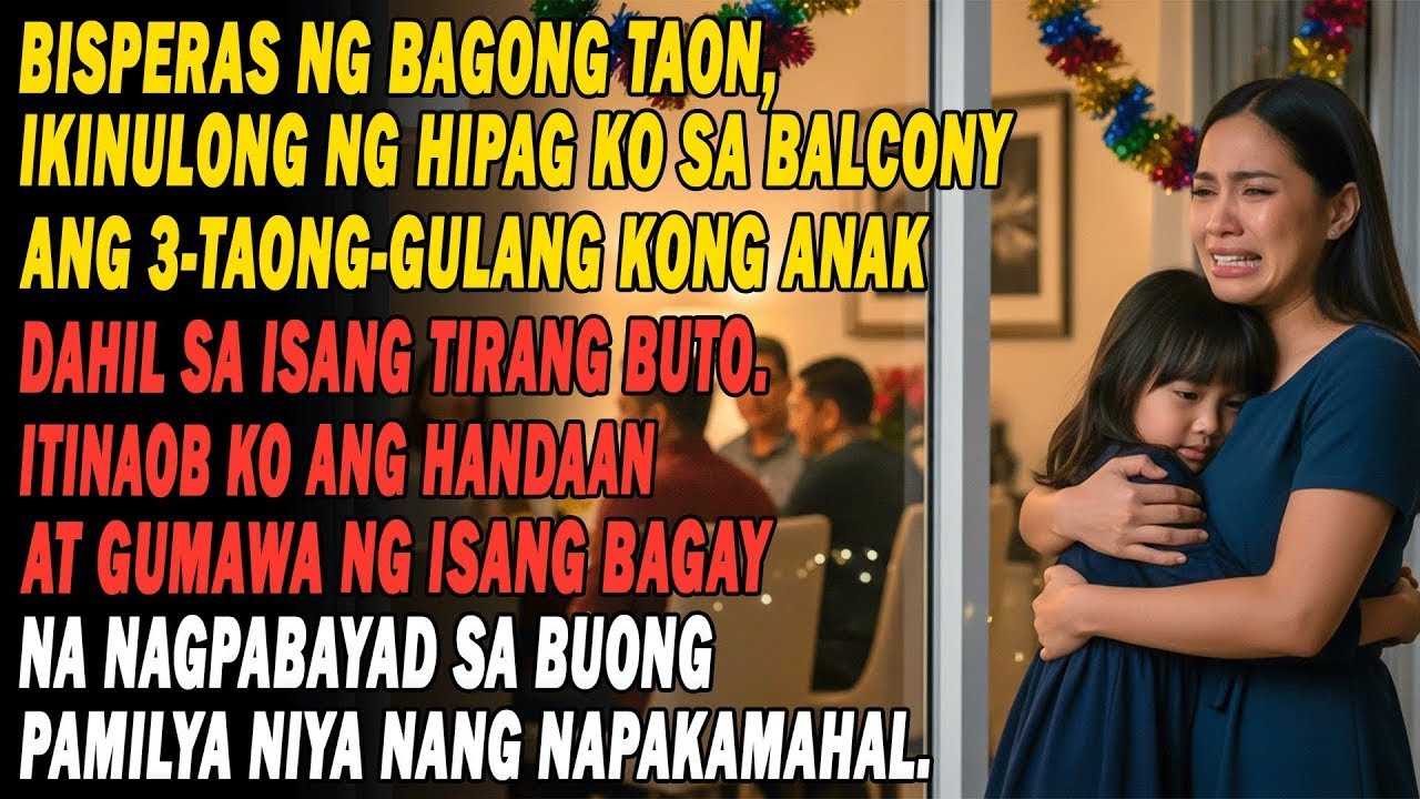 Bagong Taon, Kinulong Ng Hipag Ko Sa Labas Ang Anak Ko Dahil Sa Tirang Buto. Itinaob Ko Ang Mesa....