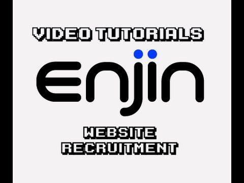 [Enjin Tutorial] Website/Game Recruitment