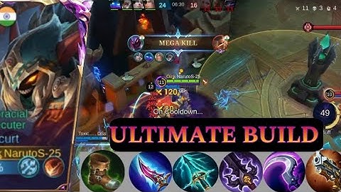 HELCURT ULTIMATE BUILD ( INSTANT KILL) MOBILE LENGEND EPIC GAMEPLAY WITH HELCURT 💯💎🐐👺📈