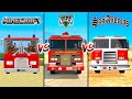 Minecraft Fire Truck vs GTA 5 Fire Truck vs GTA San Andreas Fire Truck - which is best?