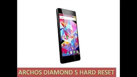 Archos Diamond S Hard Reset