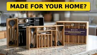 Tidying Up Deep Kitchen Utensils: Expandable Bamboo Drawer Organizers Compared