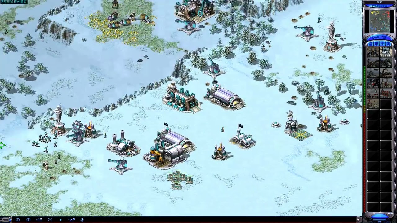 【红警255】冰天混战被五家伊拉克围攻，这次被打的太惨了！上集