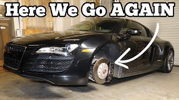 I Finished the Salvage Audi R8 Rebuild Project! (and then BROKE it)