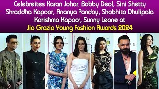 Фото Karan Johar, Bobby Deol, Shraddha Kapoor, Sunny Leone At Jio Grazia Young Fashion Awards 2024