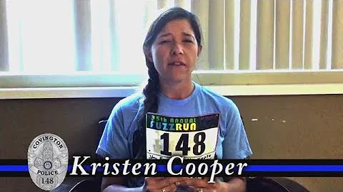 Kristen Cooper says thank you